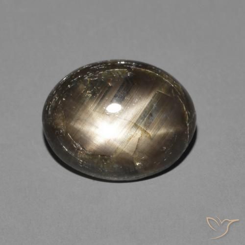 3.05ct طبيعي أسود نجمة الياقوت, بيضوي, غير شفاف