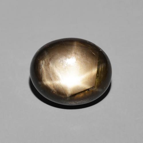 5.23ct طبيعي أسود نجمة الياقوت, بيضوي, غير شفاف