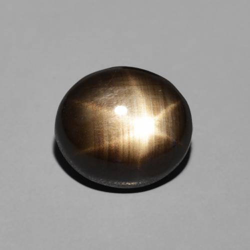 2.74ct طبيعي أسود نجمة الياقوت, بيضوي, غير شفاف