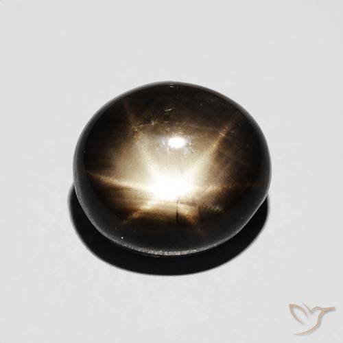 4.70ct طبيعي أسود نجمة الياقوت, بيضوي, غير شفاف