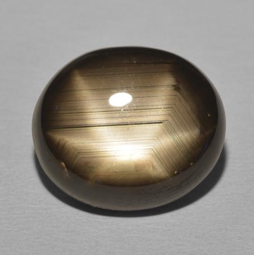 20.30ct طبيعي أسود نجمة الياقوت, بيضوي, غير شفاف