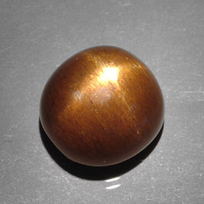 نجمة صن ستون بني ذهبي طبيعي، قصة بيضاوى، 8.95 قيراط، غير شفاف