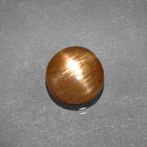 نجمة صن ستون بني ذهبي طبيعي، قصة بيضاوى، 1.35 قيراط، غير شفاف