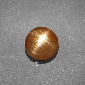 نجمة صن ستون بني ذهبي طبيعي، قصة بيضاوى، 1.35 قيراط، غير شفاف