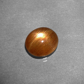 نجمة صن ستون بني ذهبي طبيعي، قصة بيضاوى، 1.34 قيراط، غير شفاف