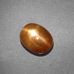 نجمة صن ستون بني ذهبي طبيعي، قصة بيضاوى، 1.34 قيراط، IF