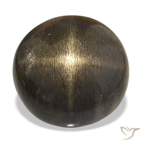 18.38ct Medium Light-Brown نجمة صن ستون, دائري, غير شفاف