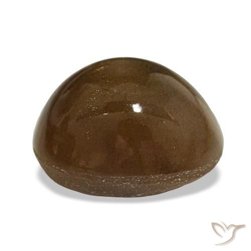 نجمة صن ستون بنى متوسط طبيعي، قصة بيضاوى، 13.45 قيراط، غير شفاف