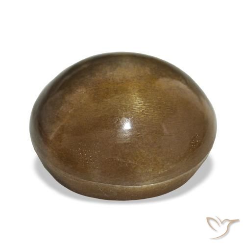 نجمة صن ستون البني الفاتح طبيعي، قصة دائرى، 18.17 قيراط، غير شفاف