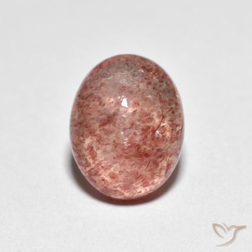 2.23ct طبيعي اوردي امحمر كوارتز الفراولة, بيضوي, شفاف
