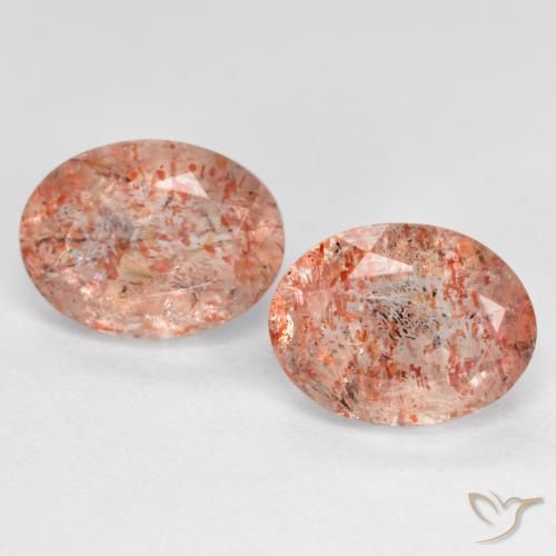 2.81ctw طبيعي برتقالى خوخى حجر الشمس, بيضوي, نصف شفاف, Photo A