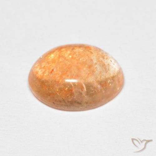 حجر الشمس Medium Light-Orange طبيعي، بيضوي، 2.01 قيراط، نصف شفاف