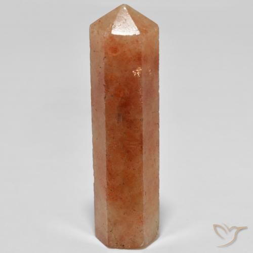 48.79ct طبيعي برتقالي حجر الشمس, فانسى, غير شفاف