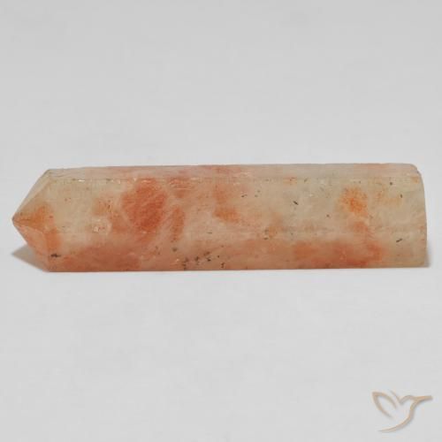 38.34ct طبيعي برتقالى موكا حجر الشمس, فانسى, غير شفاف