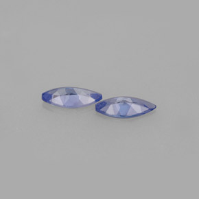 أحجار تنزانيت أزرق بنفسجى طبيعية، ماركيز، VVS-VS، وزنها  قيراط