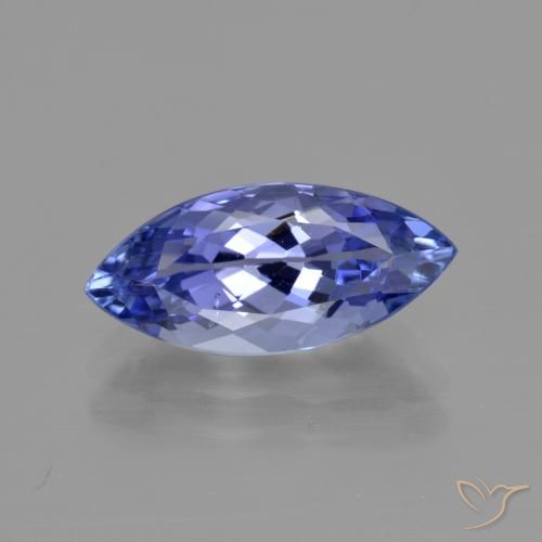 3.03ct طبيعي أزرق بنفسجى تنزانيت, ماركيز, قليلا جدا