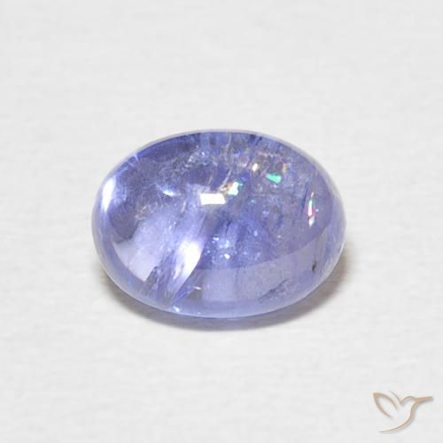 1.83ct طبيعي أزرق بنفسجى كثيف تنزانيت, بيضوي, شفاف