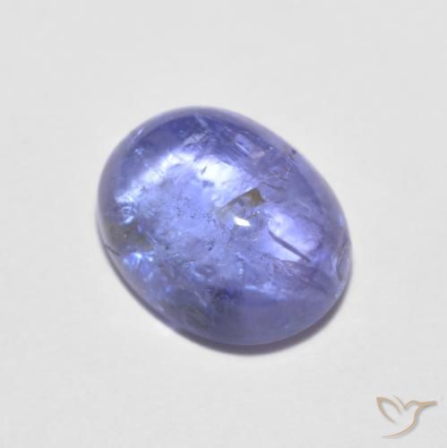 1.96ct طبيعي أزرق بنفسجى كثيف تنزانيت, بيضوي, شفاف