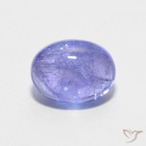 1.84ct طبيعي البنفسجي تنزانيت, بيضوي, شفاف