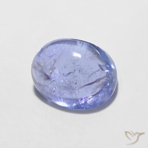 1.86ct طبيعي أزرق بنفسجى كثيف تنزانيت, بيضوي, شفاف
