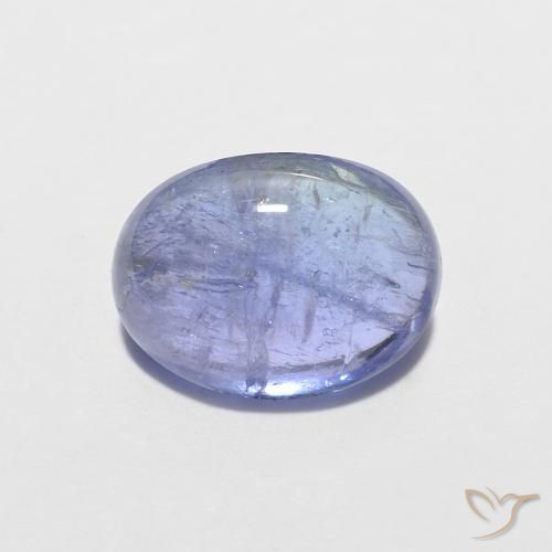 1.70ct طبيعي أزرق بنفسجى كثيف تنزانيت, بيضوي, شفاف