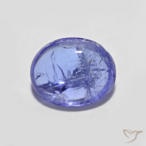 2.94ct طبيعي أزرق بنفسجى كثيف تنزانيت, بيضوي, شفاف