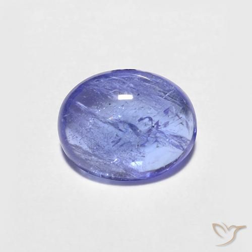 1.43ct طبيعي أزرق بنفسجى كثيف تنزانيت, بيضوي, شفاف
