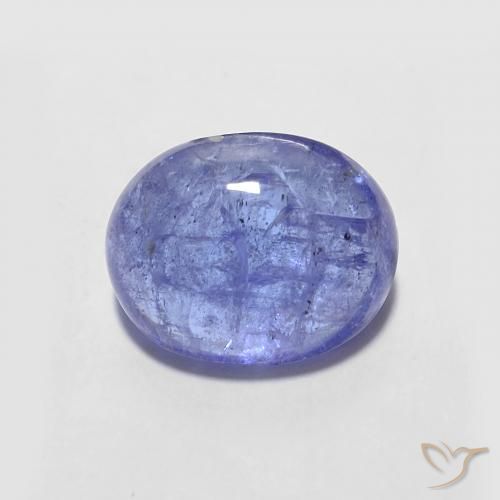 2.45ct طبيعي أزرق بنفسجى كثيف تنزانيت, بيضوي, شفاف