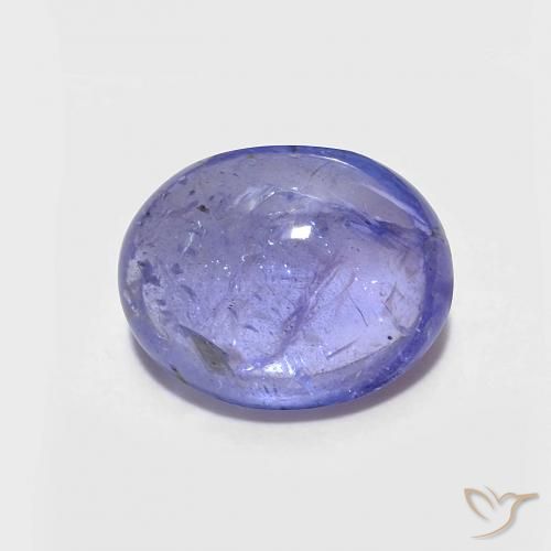 3.08ct طبيعي أزرق بنفسجى كثيف تنزانيت, بيضوي, شفاف