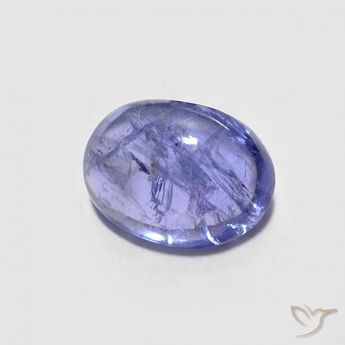 1.59ct طبيعي أزرق بنفسجى كثيف تنزانيت, بيضوي, شفاف