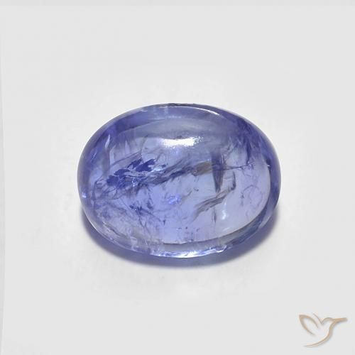 1.88ct طبيعي أزرق بنفسجى كثيف تنزانيت, بيضوي, شفاف