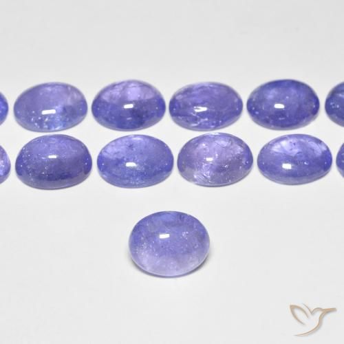 3.33ct طبيعي أزرق بنفسجى كثيف تنزانيت, بيضوي, شفاف