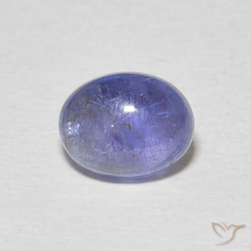 2.42ct طبيعي أزرق بنفسجى كثيف تنزانيت, بيضوي, شفاف