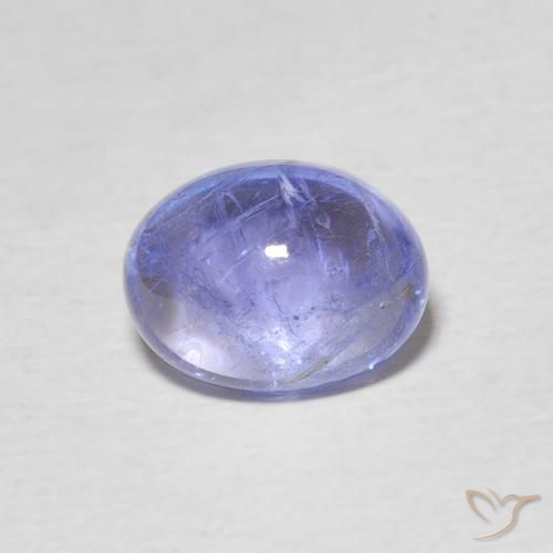 2.45ct طبيعي أزرق بنفسجى كثيف تنزانيت, بيضوي, شفاف