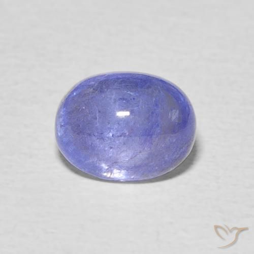 2.92ct طبيعي أزرق بنفسجى كثيف تنزانيت, بيضوي, شفاف