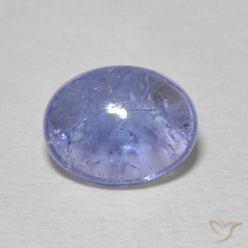2.12ct طبيعي أزرق باستيلى تنزانيت, بيضوي, شفاف