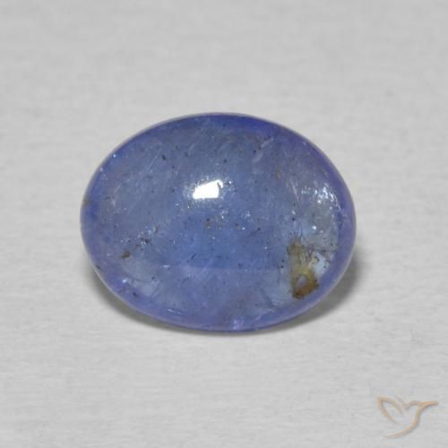 1.90ct طبيعي أزرق فاتح تنزانيت, بيضوي, شفاف