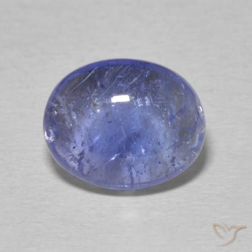 3.62ct طبيعي ازرق غامق تنزانيت, بيضوي, شفاف
