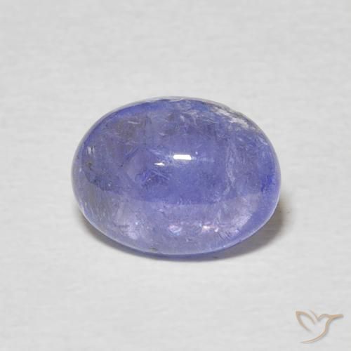 2.10ct طبيعي أزرق بنفسجى كثيف تنزانيت, بيضوي, شفاف