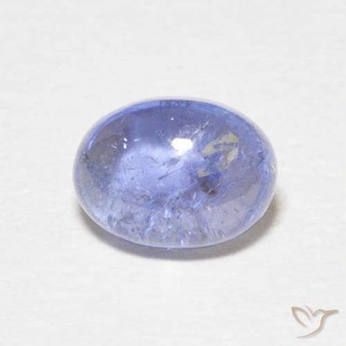 1.82ct طبيعي أزرق بنفسجى تنزانيت, بيضوي, شفاف