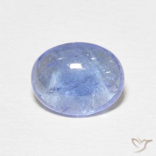 2.37ct طبيعي أزرق بنفسجى فاتح تنزانيت, بيضوي, شفاف