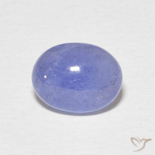 2.19ct طبيعي أزرق بنفسجى كثيف تنزانيت, بيضوي, نصف شفاف