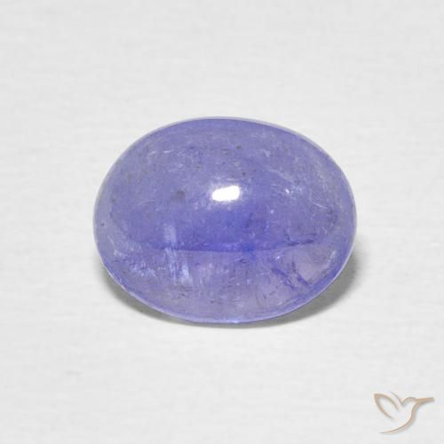 2.00ct طبيعي أزرق باستيلى تنزانيت, بيضوي, شفاف
