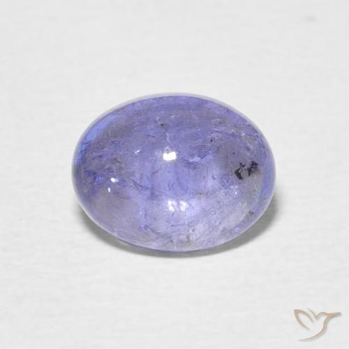 2.28ct طبيعي أزرق فاتح تنزانيت, بيضوي, شفاف