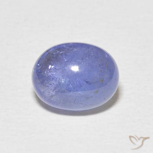 2.97ct طبيعي أزرق بنفسجى كثيف تنزانيت, بيضوي, شفاف