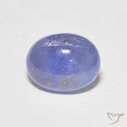 2.31ct طبيعي أزرق باستيلى تنزانيت, بيضوي, نصف شفاف