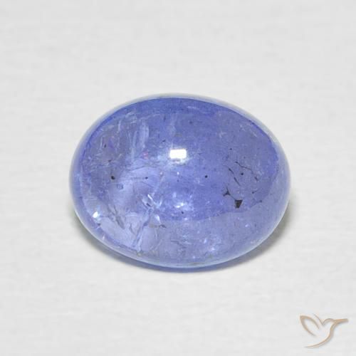 2.56ct طبيعي أزرق بنفسجى كثيف تنزانيت, بيضوي, شفاف