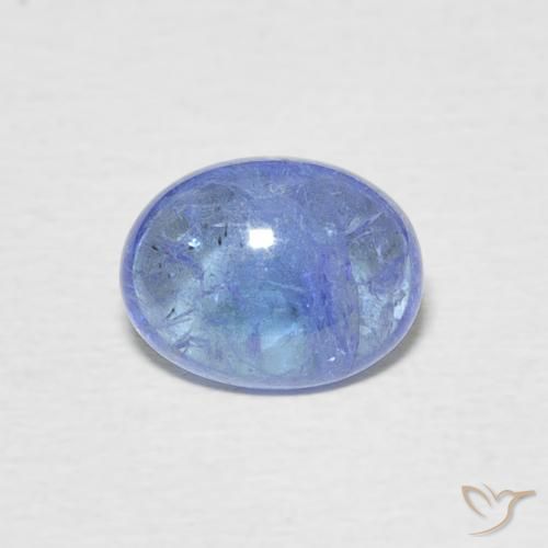 1.46ct طبيعي أزرق بنفسجى فاتح تنزانيت, بيضوي, شفاف