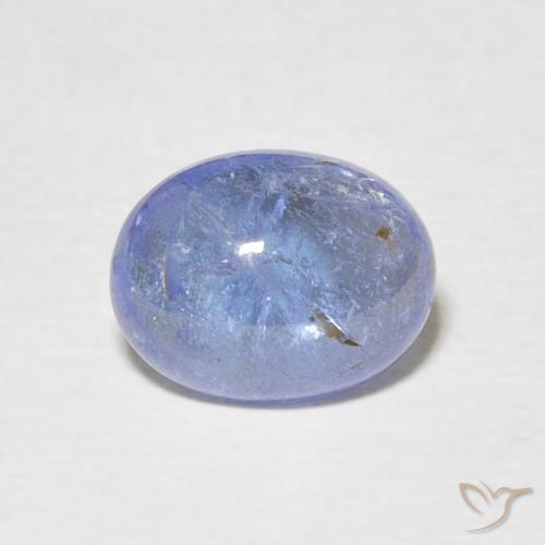 2.93ct طبيعي أزرق فاتح تنزانيت, بيضوي, شفاف