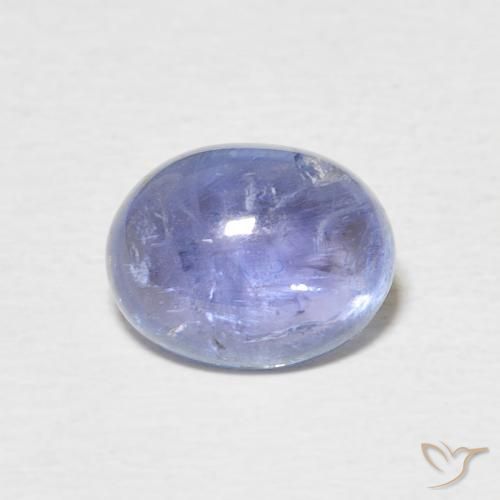 2.35ct طبيعي أزرق بنفسجى فاتح تنزانيت, بيضوي, شفاف